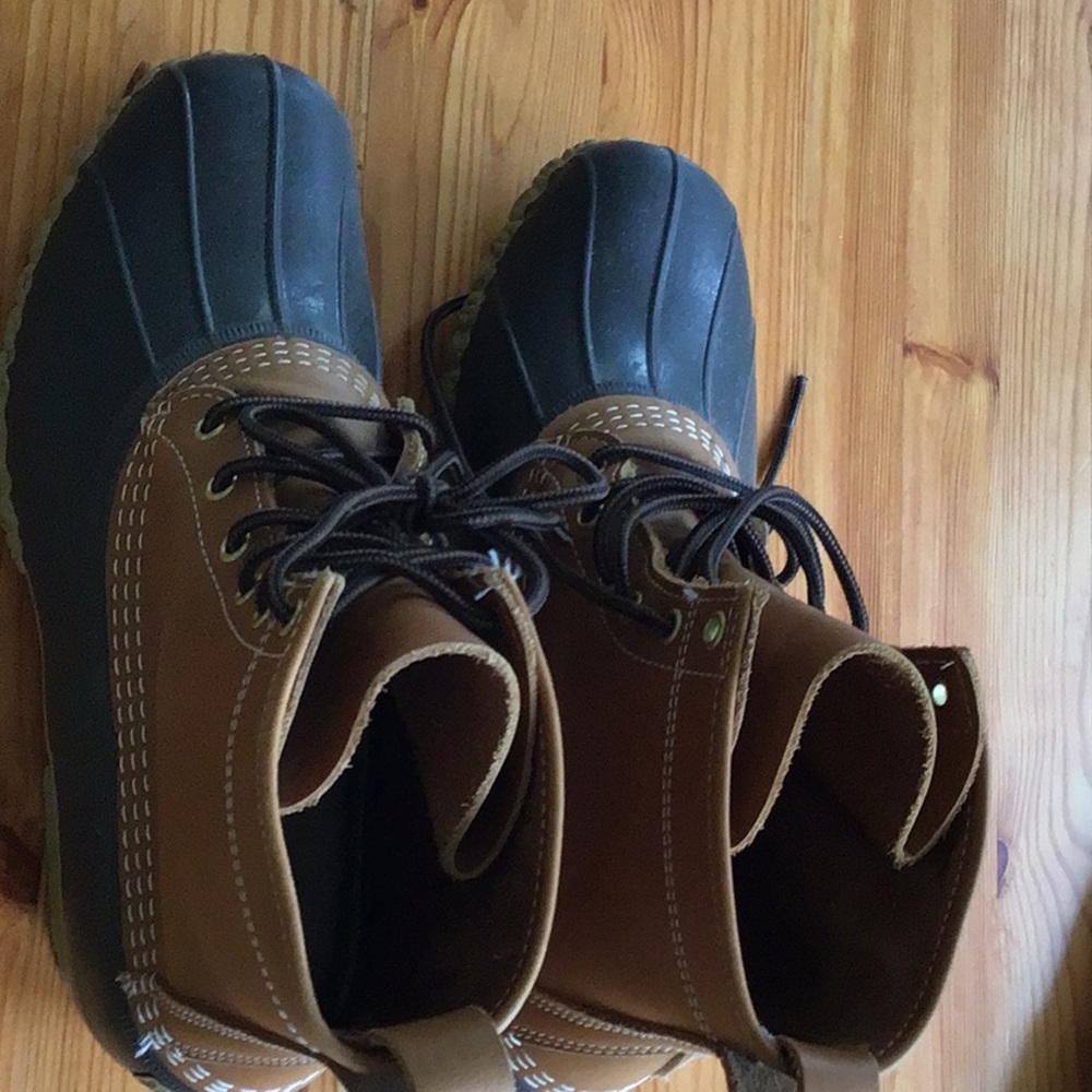 LL Bean Boots, 8”. Size 9.5-10 for men, size 11-11.5 for women